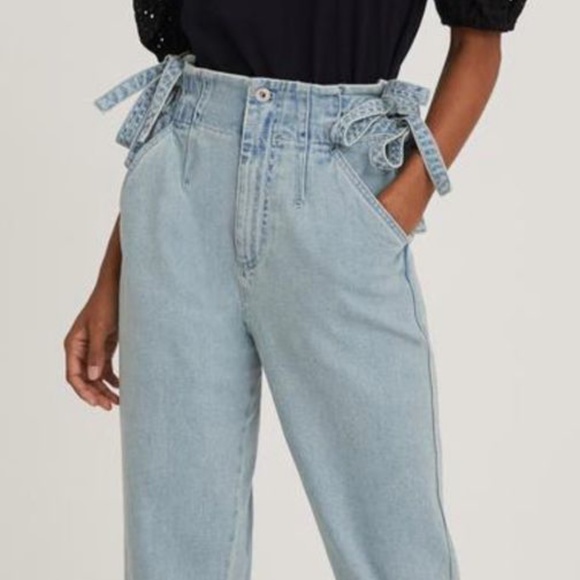 something navy jeans